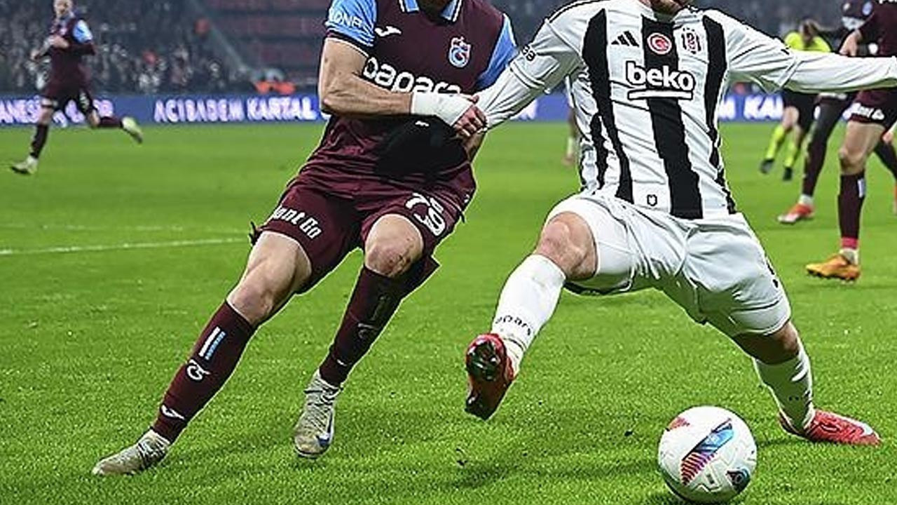 Trabzonspor-Beşiktaş maçının 11'leri belli oldu