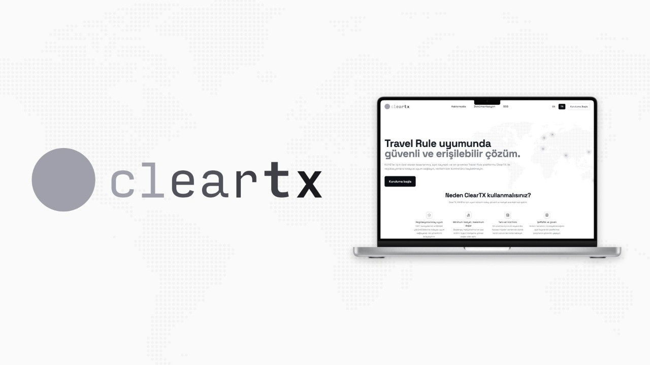 KVHS'ler için on-premise, maliyet avantajlı, yerli Travel Rule uyumu platformu: ClearTX