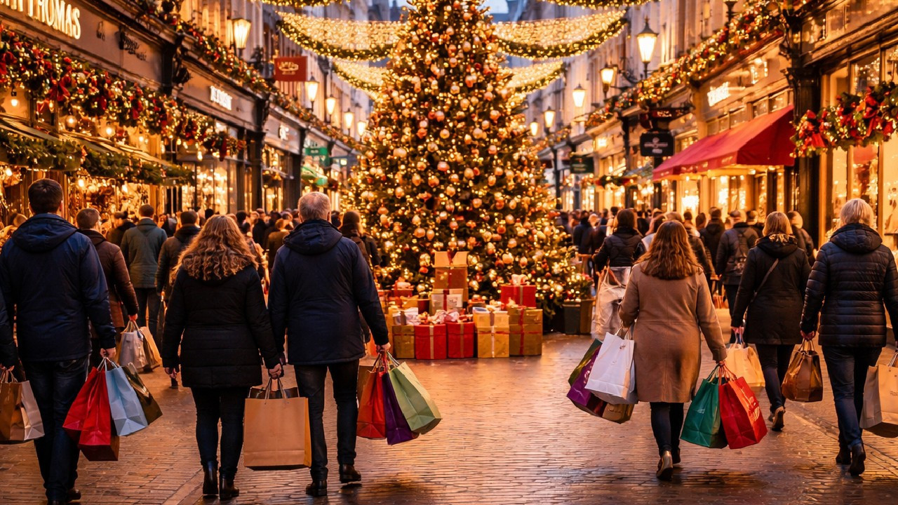 Bir ayda 9 milyar Euro'luk Noel harcaması