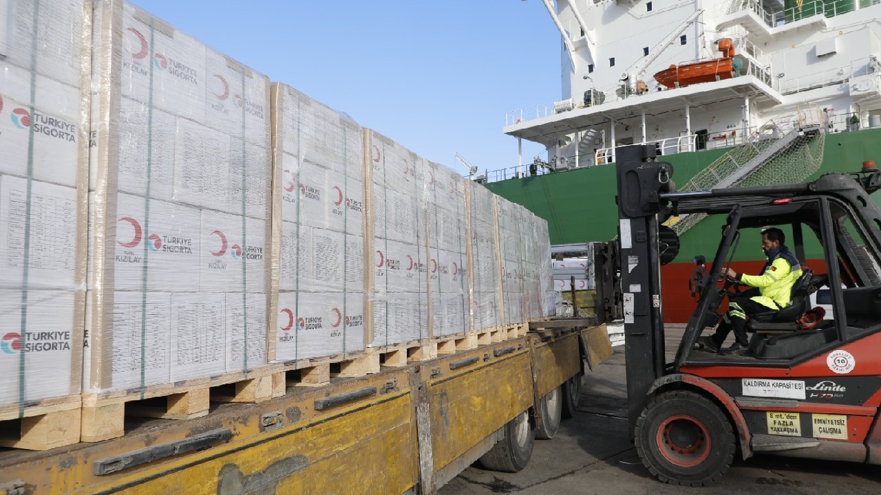 Türkiye Sigorta ve Türk Kızılay’dan Gazze’ye destek