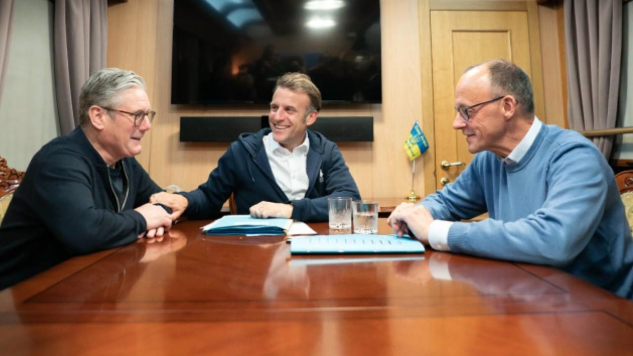 İngiltere, Fransa ve Almanya; Ukrayna ve İran gündemiyle toplandı