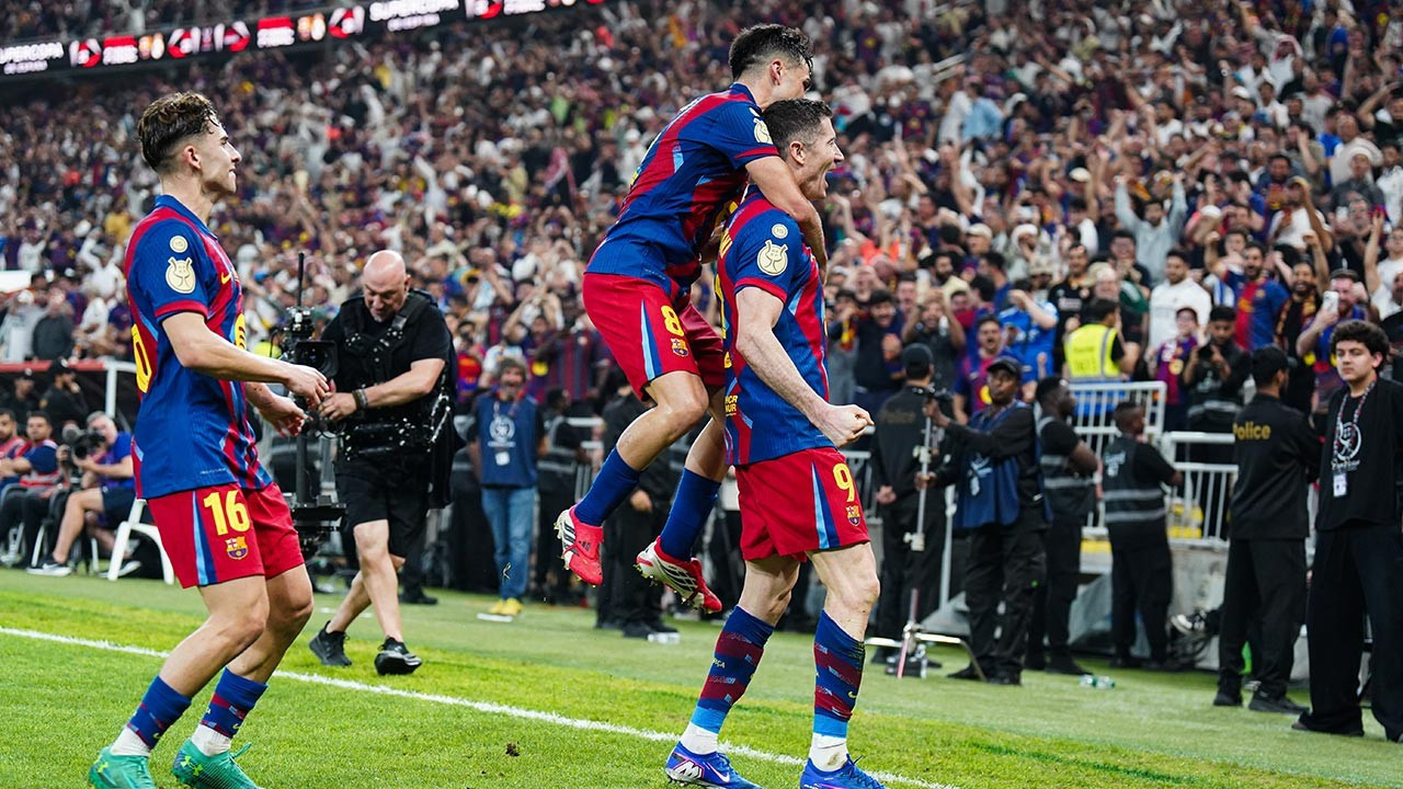 İspanya Süper Kupası’nın sahibi Real Madrid'i yenen Barcelona oldu