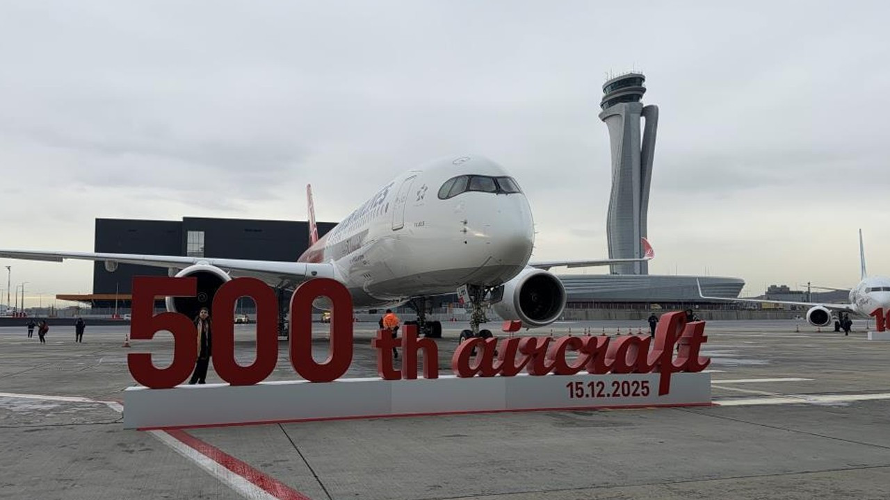 THY'nin 500'üncü uçağının özel uçuşu en çok takip edilen uçuş oldu