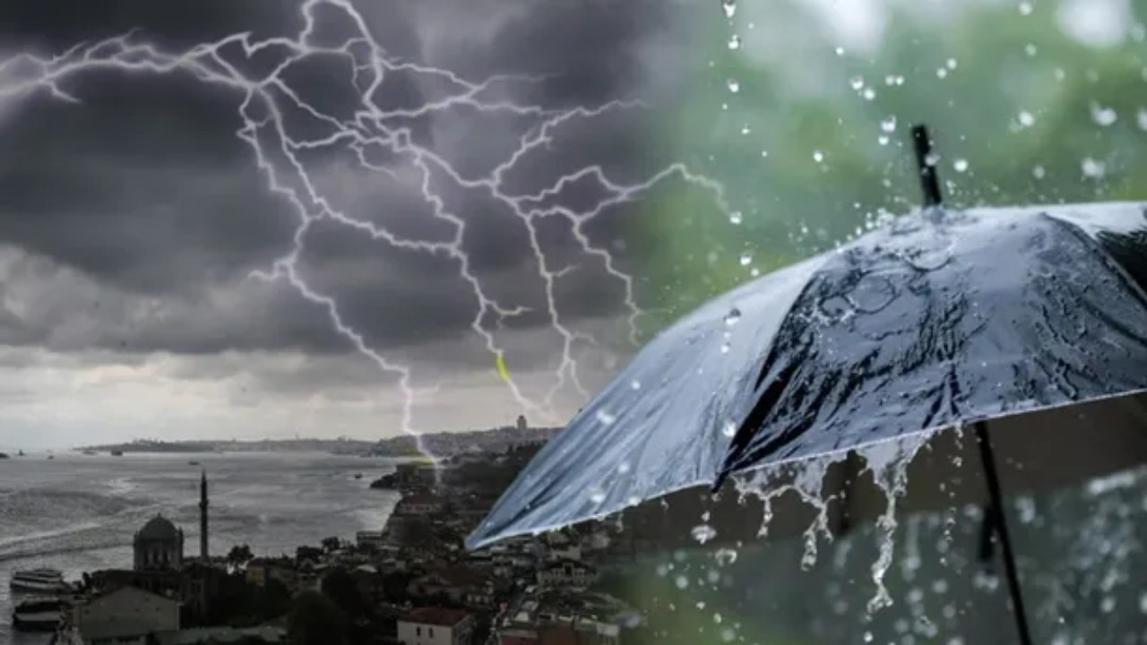 Meteoroloji il il uyardı: Sağanak ve fırtına geliyor