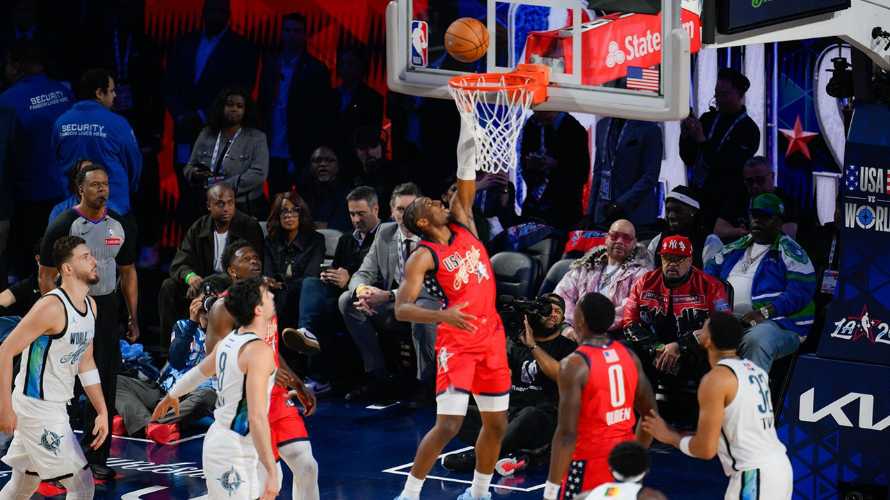 75. NBA All-Star maçlarının kazananı USA Stars oldu: MVP ödülü Anthony Edwards'ın