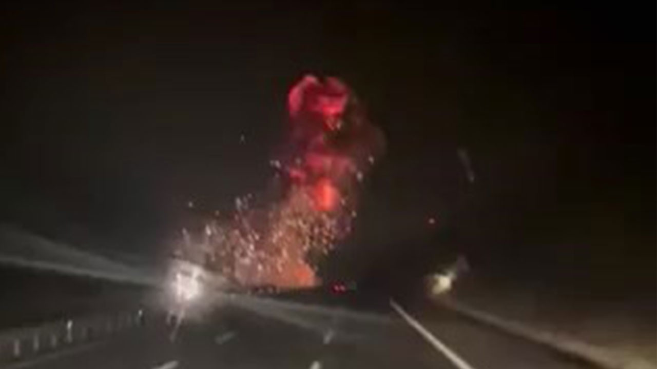 Balıkesir’de F-16 uçağının düştü