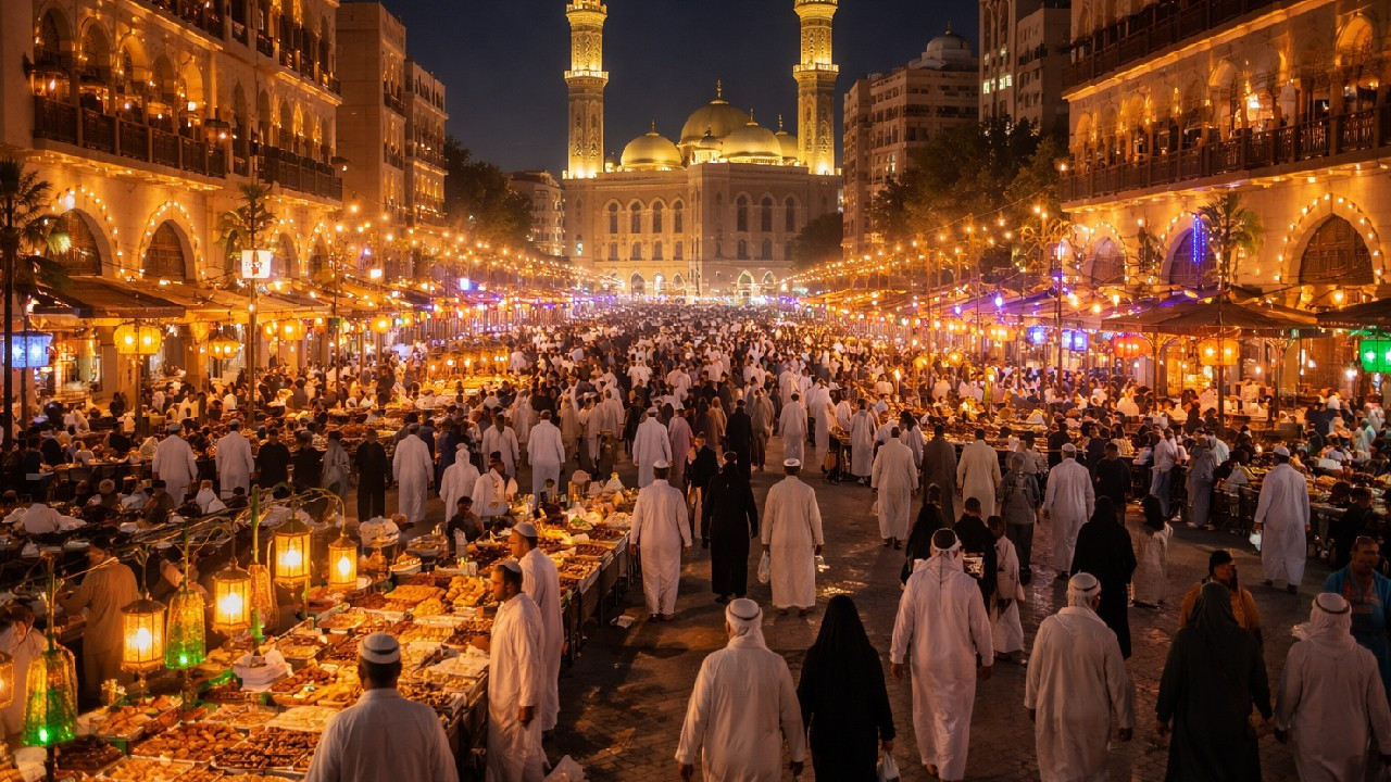 İftar sonrası gece ekonomisi! Ezana kadar sürüyor