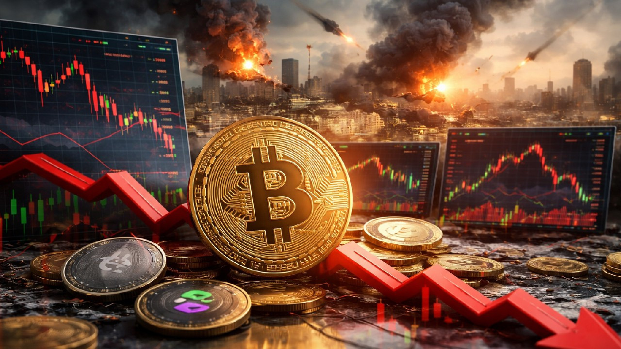 Kripto piyasası savaşın gölgesinde: Bitcoin tutundu, altcoinler düştü