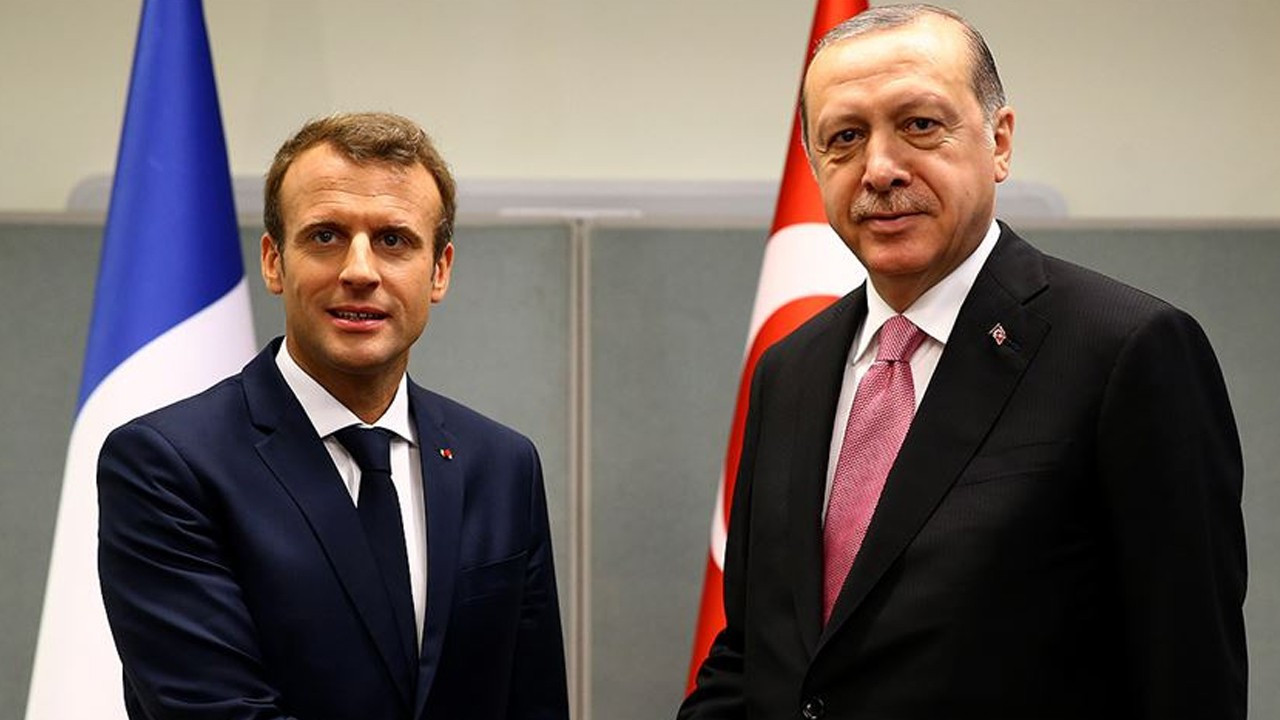 Son dakika: Cumhurbaşkanı Erdoğan, Macron ile görüştü