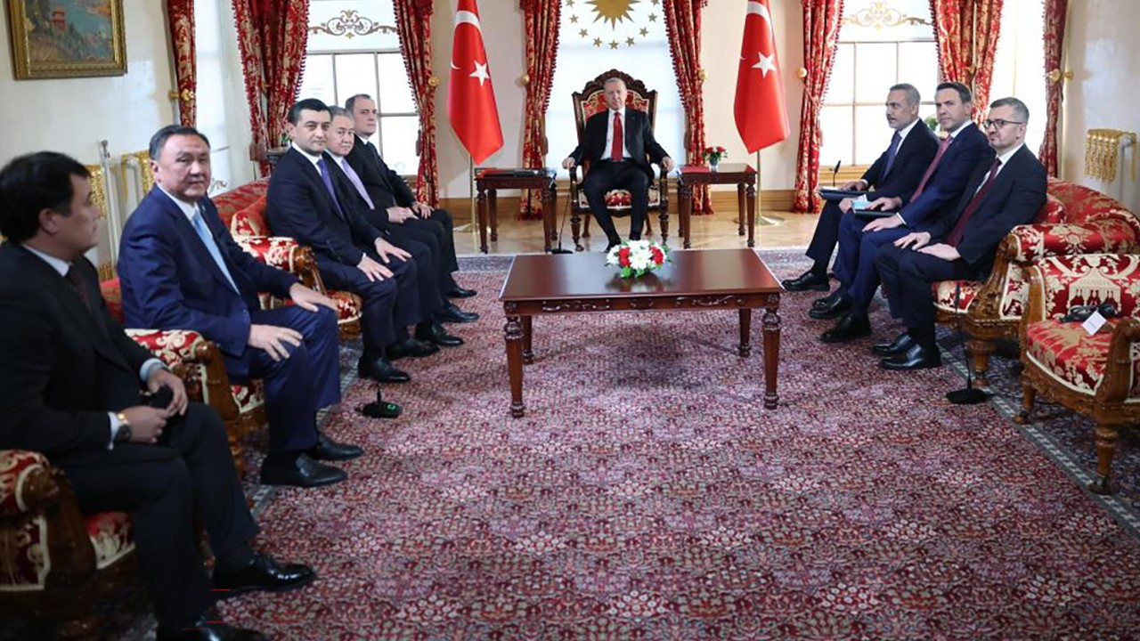 Erdoğan, Türk Devletleri Teşkilatı heyetini kabul etti