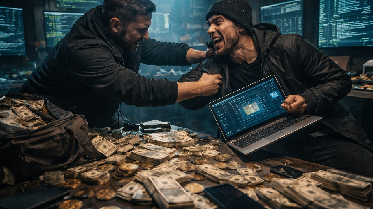 Hırsızlar kavga etti, 7 milyon dolarlık vurgun ortaya çıktı