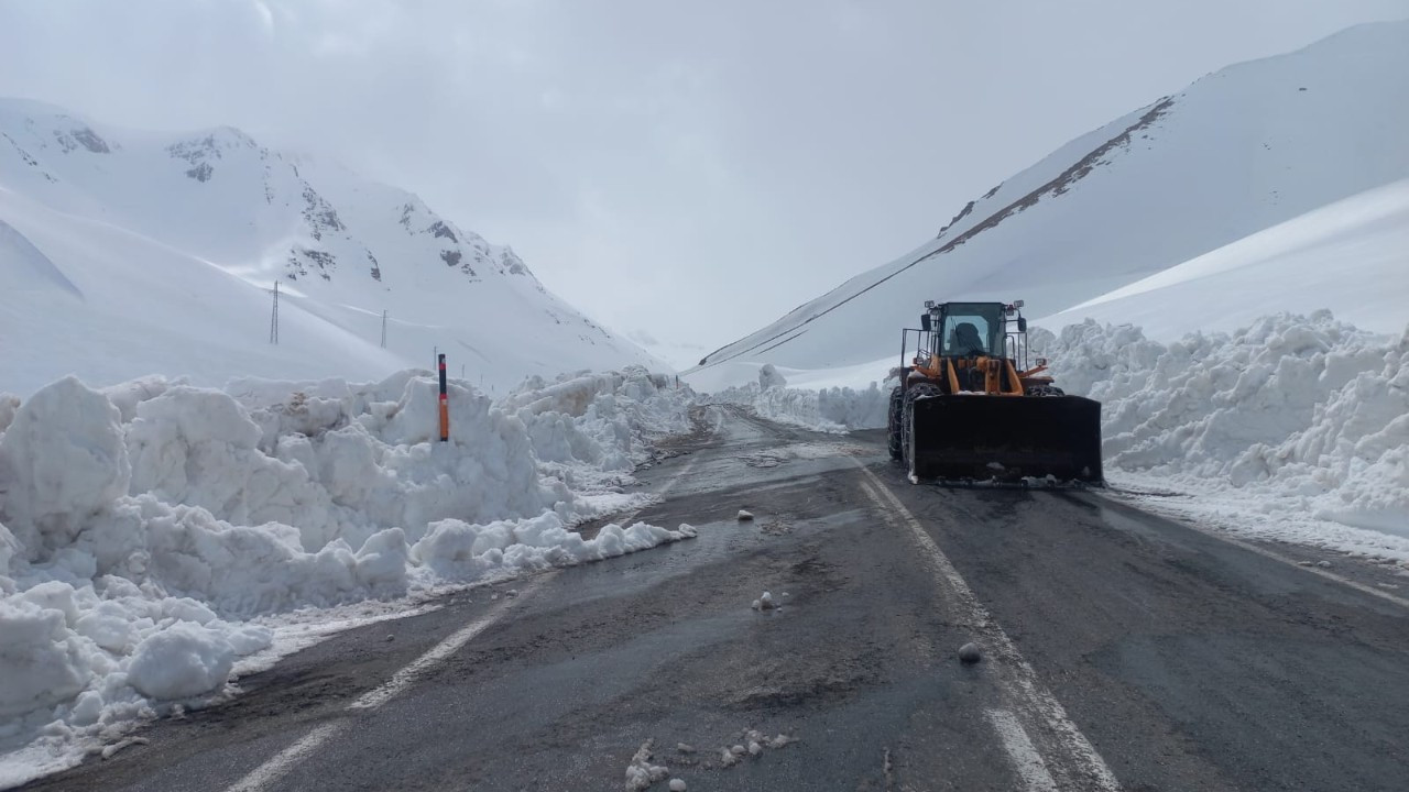 Nisan ayında kar etkili oldu