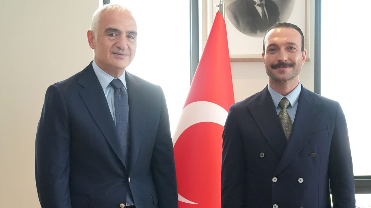 Bakan Ersoy'dan oyuncu Görkem Sevindik’e Filistin desteği