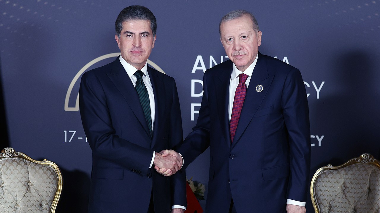 Cumhurbaşkanı Erdoğan, IKBY Başkanı Barzani'yi kabul etti