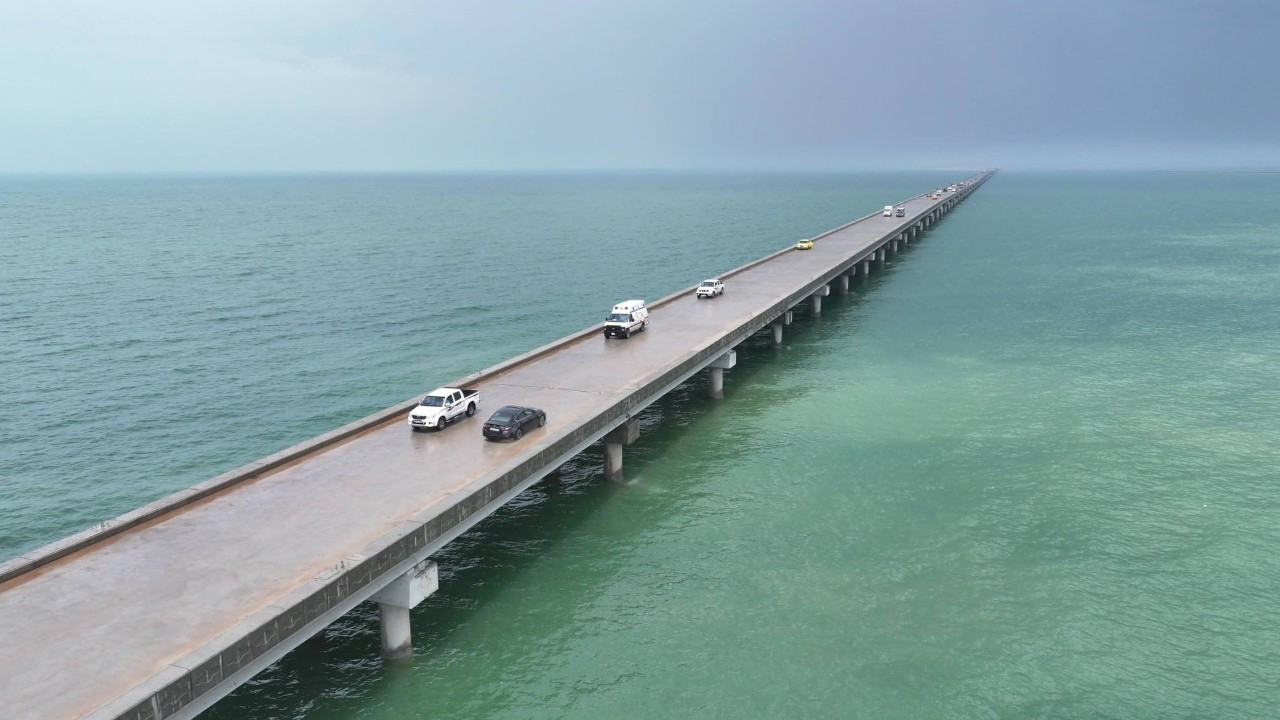 Irak'ın en uzun köprüsü test amaçlı trafiğe açıldı