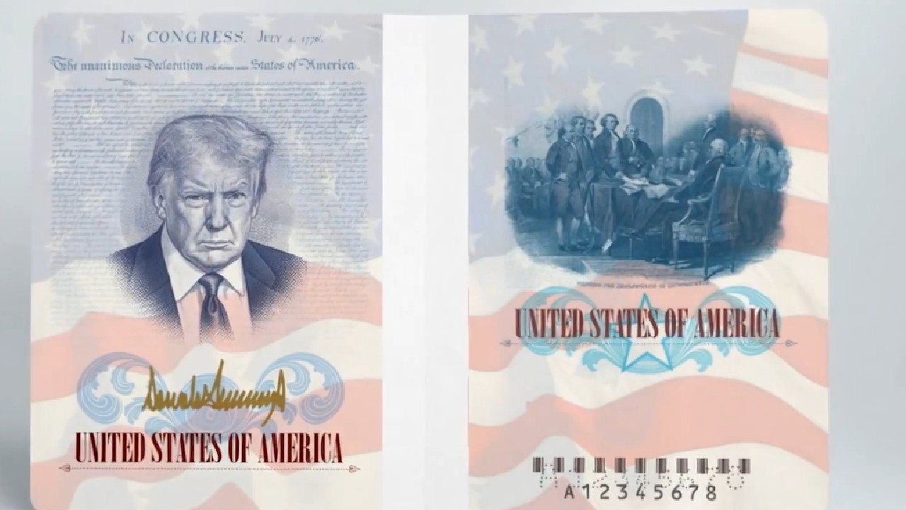 Trump portreli pasaportlar geliyor