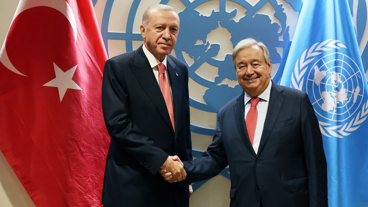 Cumhurbaşkanı Erdoğan, BM Genel Sekreteri Guterres ile görüştü