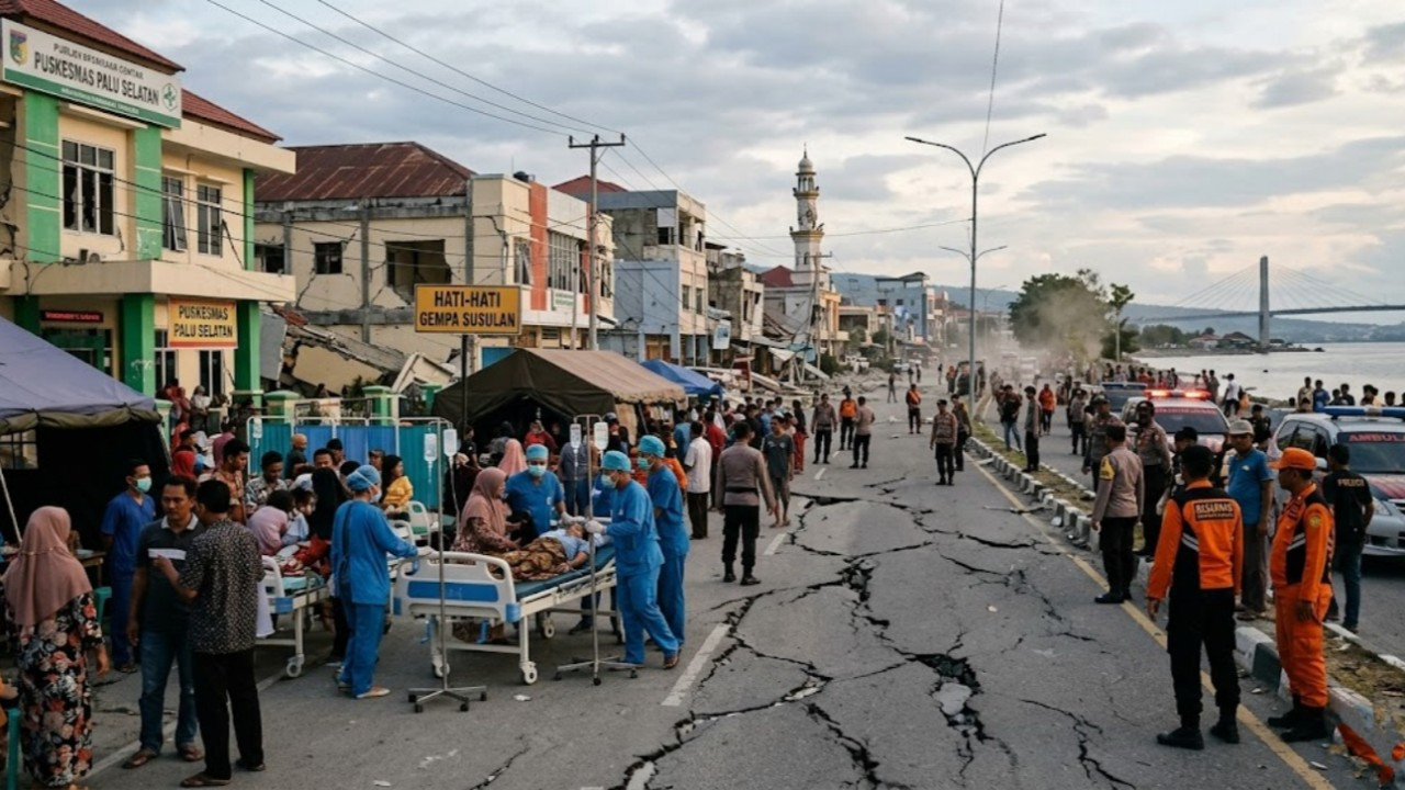Endonezya 6,7 büyüklüğünde depremle sarsıldı