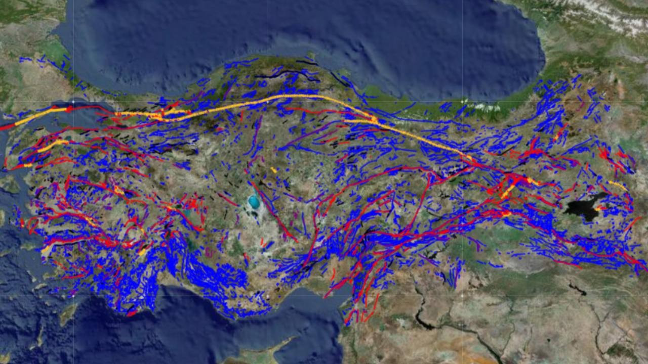MTA 13 yıl sonra diri fay haritasını güncelledi: Fay sayısı 485'ten arttı