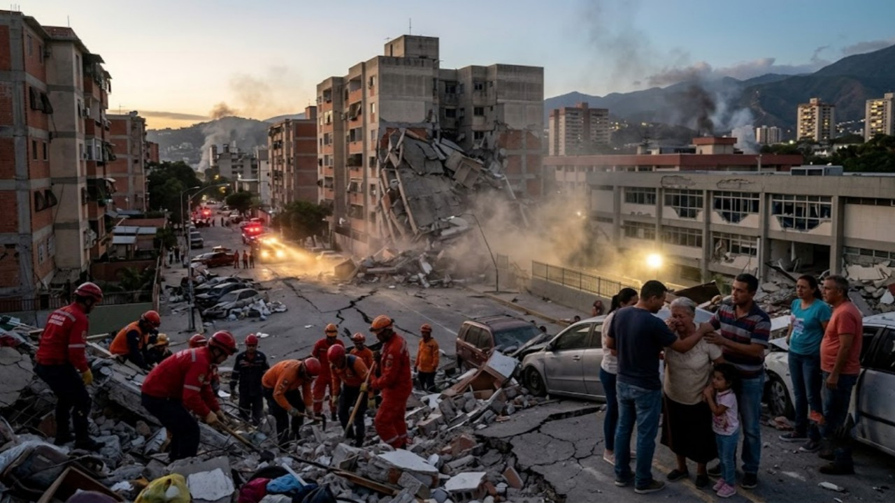 Venezuela'da deprem Karakas kentini vurdu yıkım büyüyor
