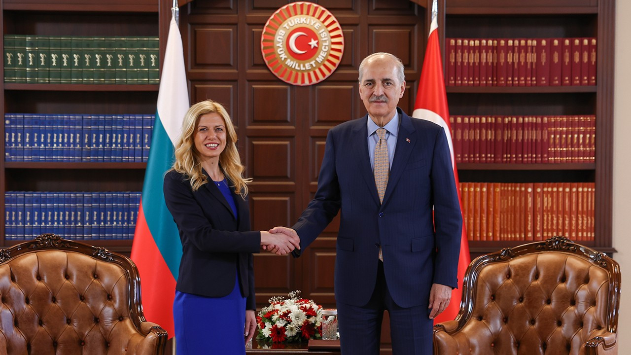 TBMM Başkanı Kurtulmuş, Mihaela Dotsova ile görüştü