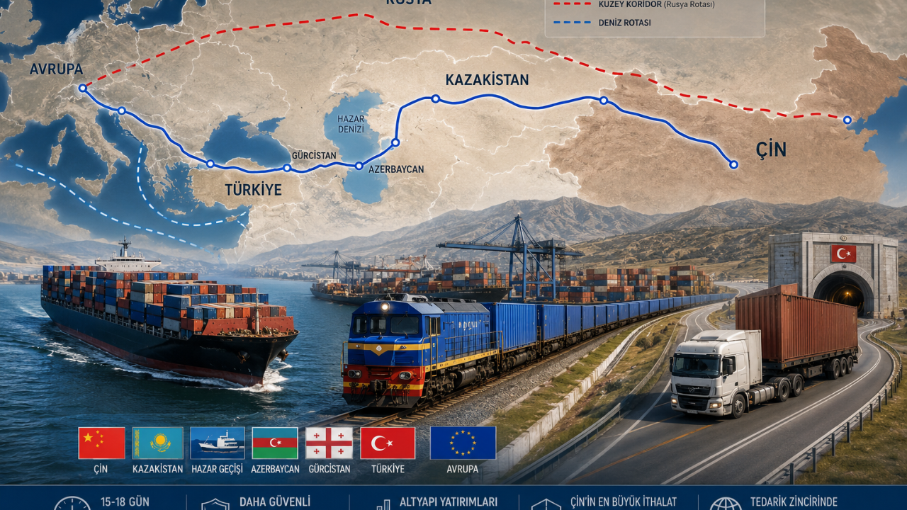 Çin Avrupa ticaretinde Türkiye merkezli Orta Koridor seçeneğini güçlendiriyor
