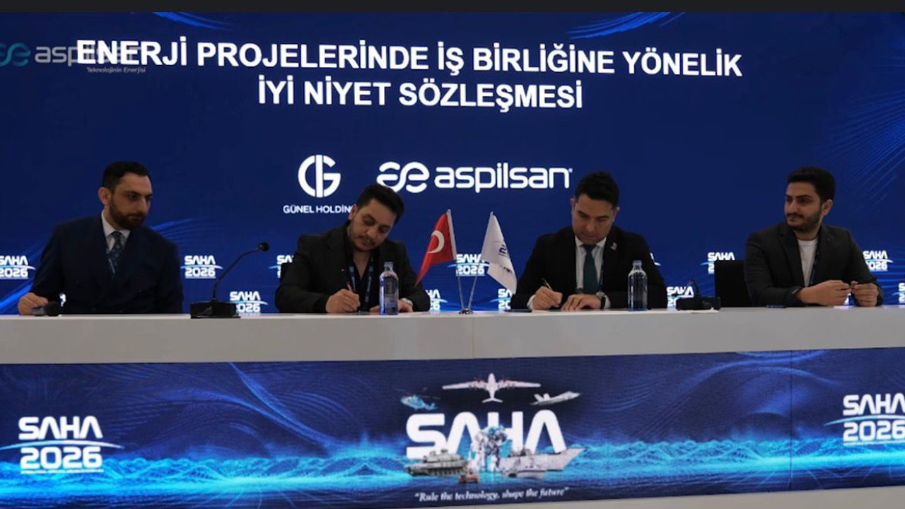 Günel Holding ve ASPİLSAN'dan enerji depolama iş birliği