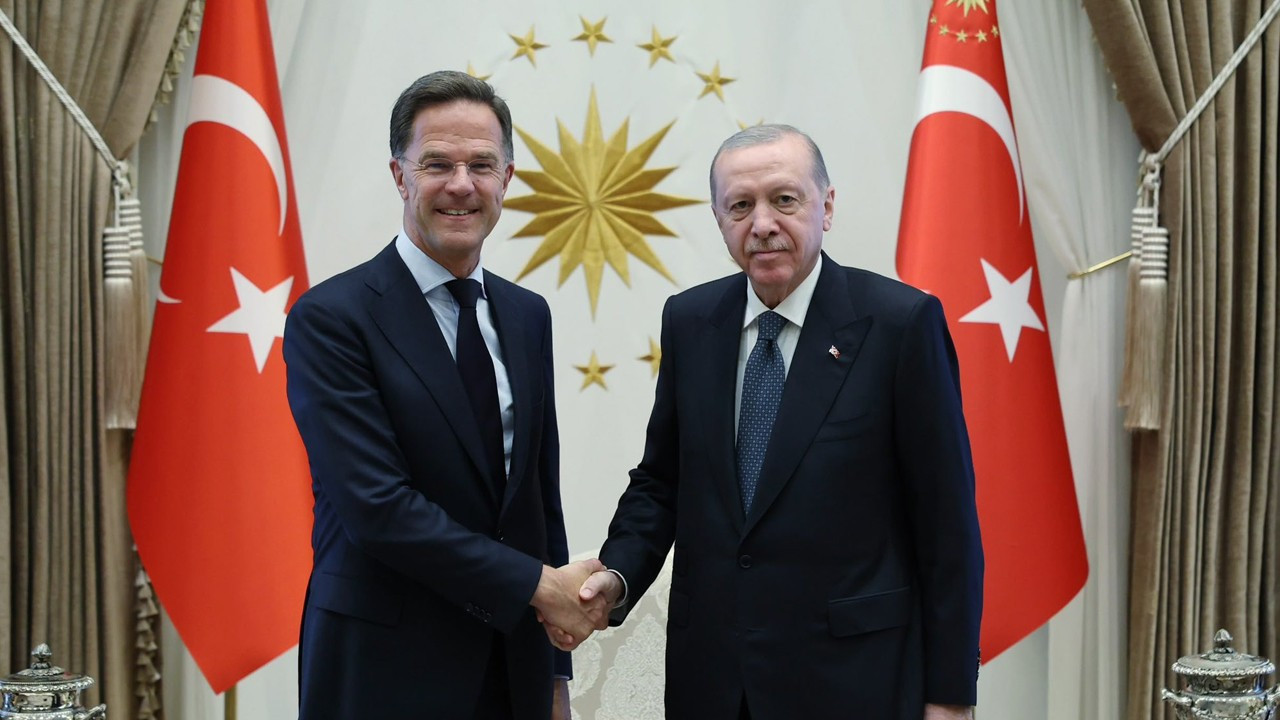 Cumhurbaşkanı Erdoğan, Rutte ile görüştü