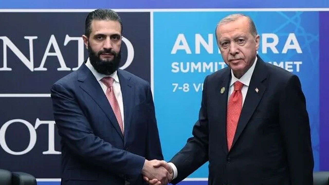 Cumhurbaşkanı Erdoğan, Şara ile bir araya geldi