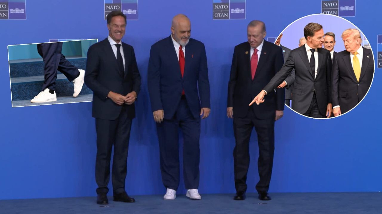 NATO'da gündem 16 bin TL'lik beyaz spor ayakkabı… Edi Rama'nın tarzı liderlerin de dikkatini çekti