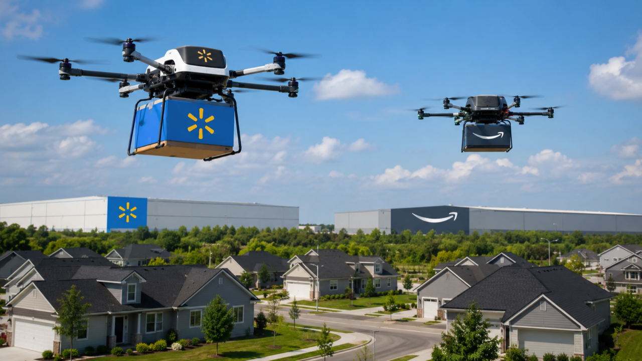 Walmart ve Amazon gökyüzünde karşı karşıya
