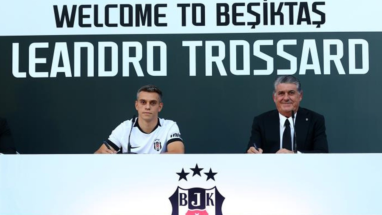Leandro Trossard, 20 bin taraftar önünde Beşiktaş'a imza attı