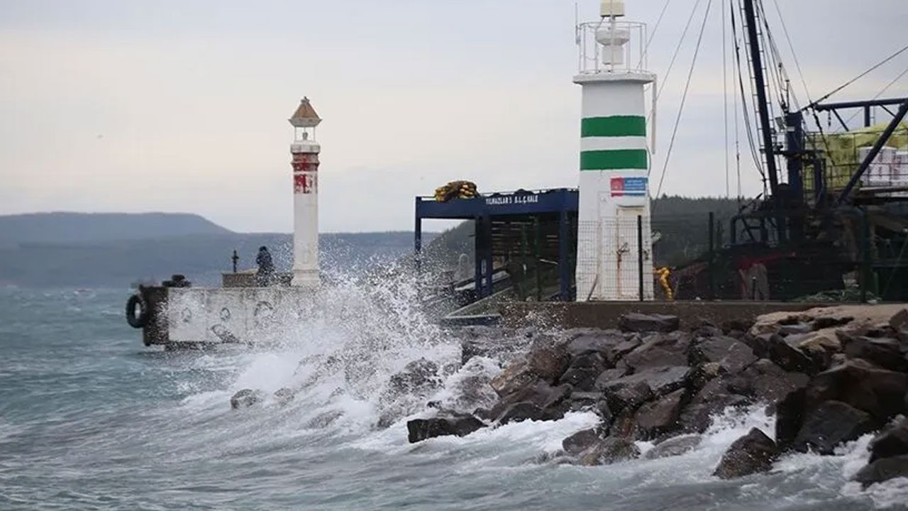 Meteoroloji uyardı: Marmara Denizi'nde fırtına etkili olacak