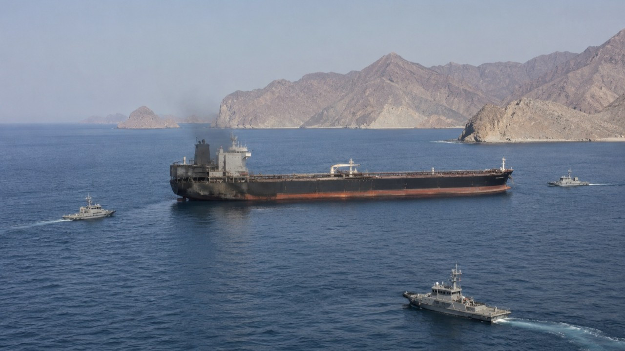 Hürmüz girişinde tanker vuruldu, gemi kumanda dışı kaldı