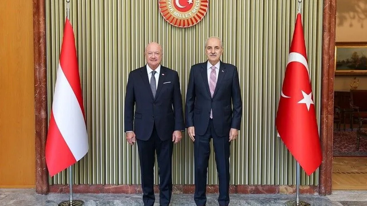 TBMM Başkanı Kurtulmuş, Avusturya Federal Şansölyesi Stocker ile görüştü