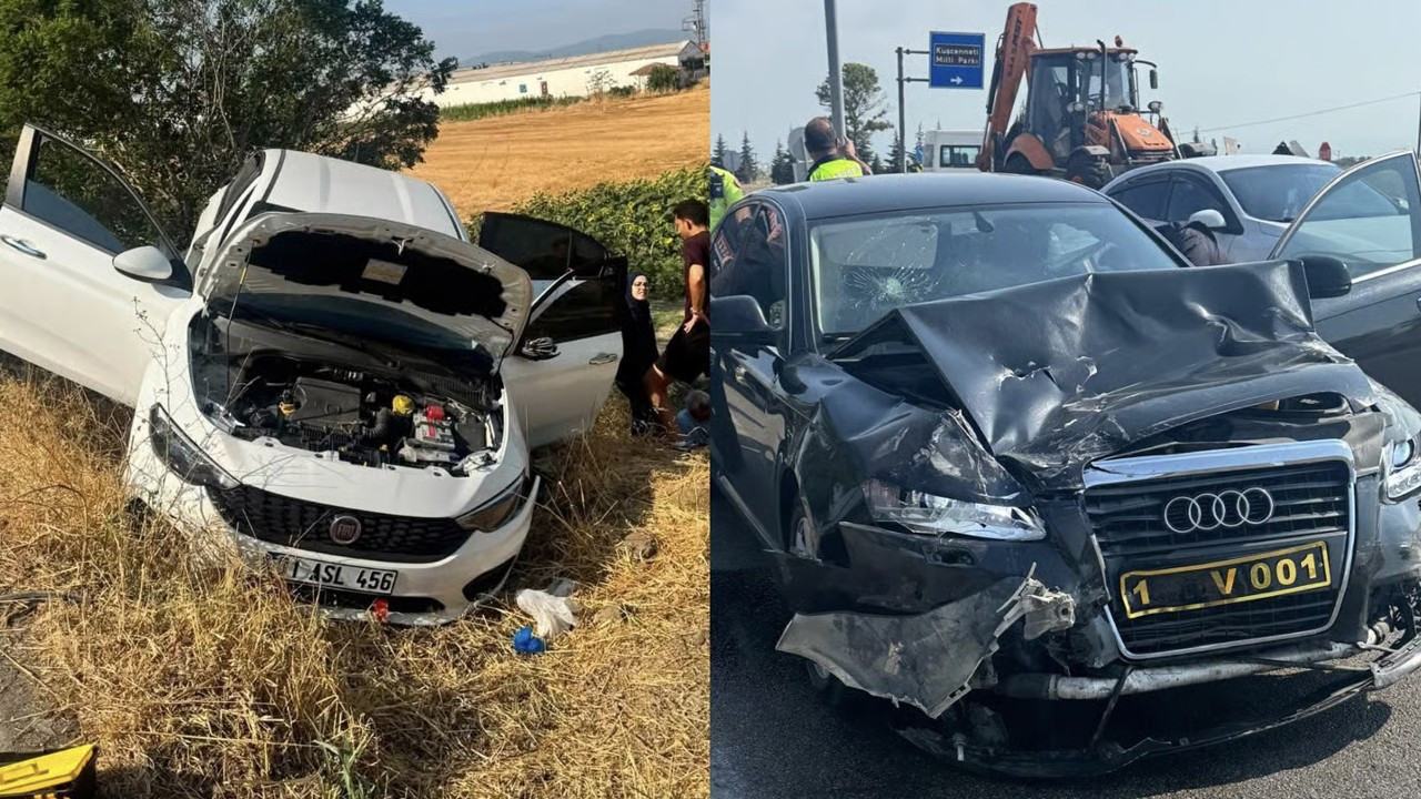 Bandırma Belediye Başkanı Mirza trafik kazası geçirdi