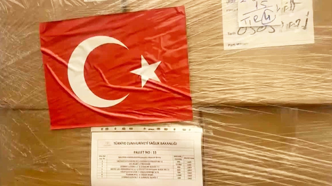 Sağlık Bakanlığından Lübnan’a 15,6 tonluk tıbbi yardım desteği