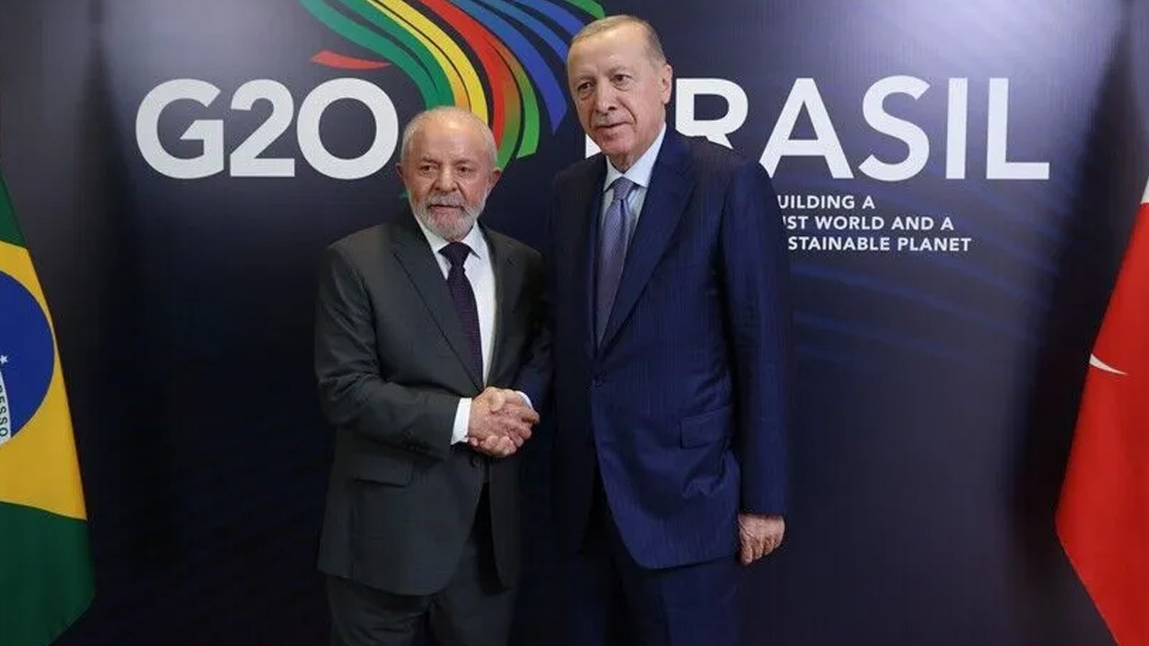 Cumhurbaşkanı Erdoğan, Brezilya Devlet Başkanı Lula da Silva ile görüştü