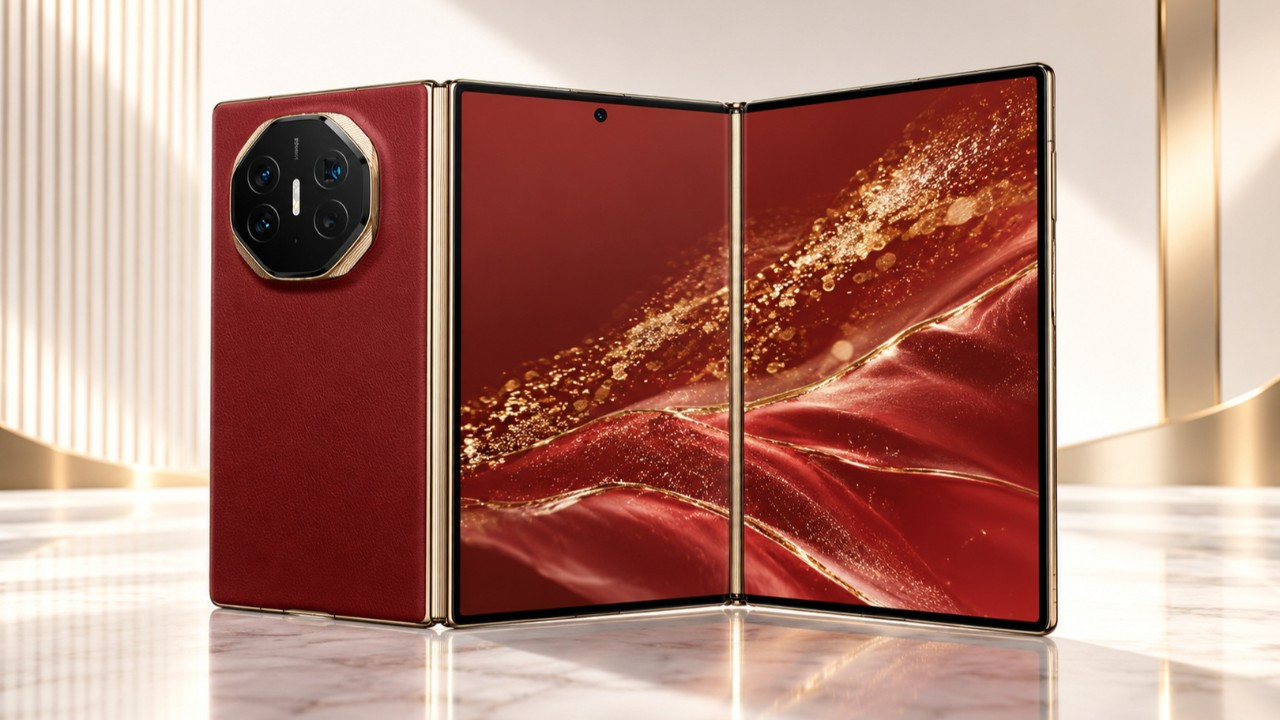 Huawei Apple’ı beklemedi, üçe katlanan telefonunu tanıttı