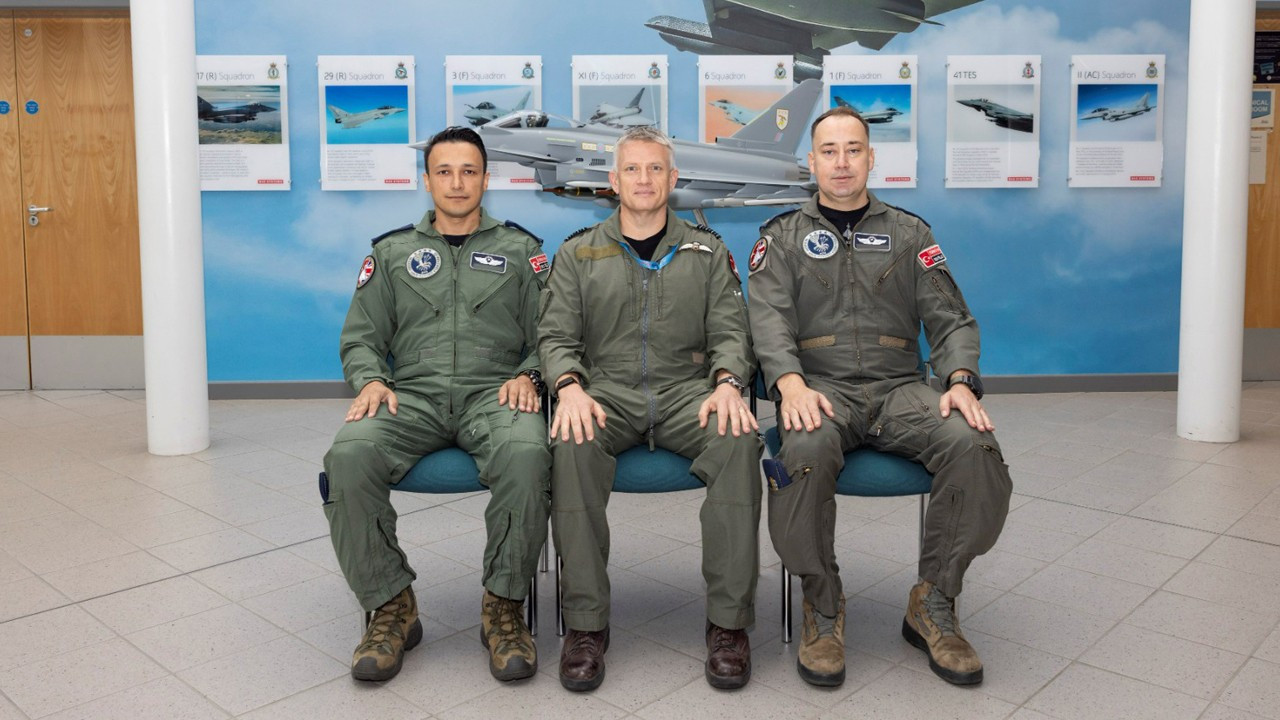 MSB duyurdu: Eurofighter pilotları uçuş eğitimine başladı