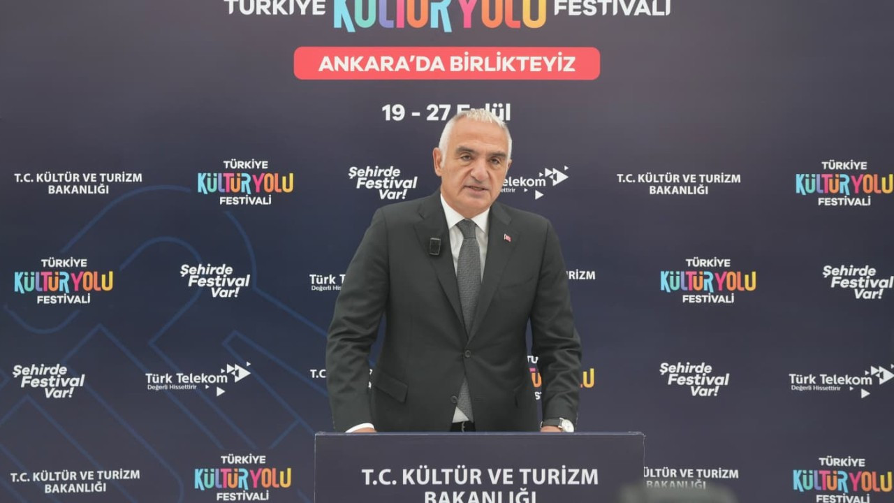Bakan Ersoy Ankara'da startı verdi: Kültür Yolu Festivali başladı