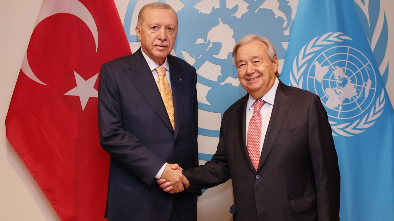Cumhurbaşkanı Erdoğan, Guterres ile görüştü: Gazze, İran, Ukrayna ve Kıbrıs gündemde