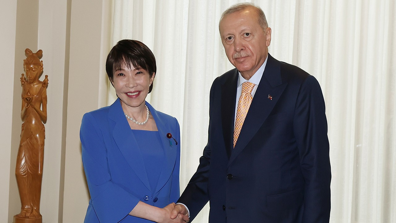 Erdoğan, Japonya Başbakanı Takaiçi Sanae'yi kabul etti