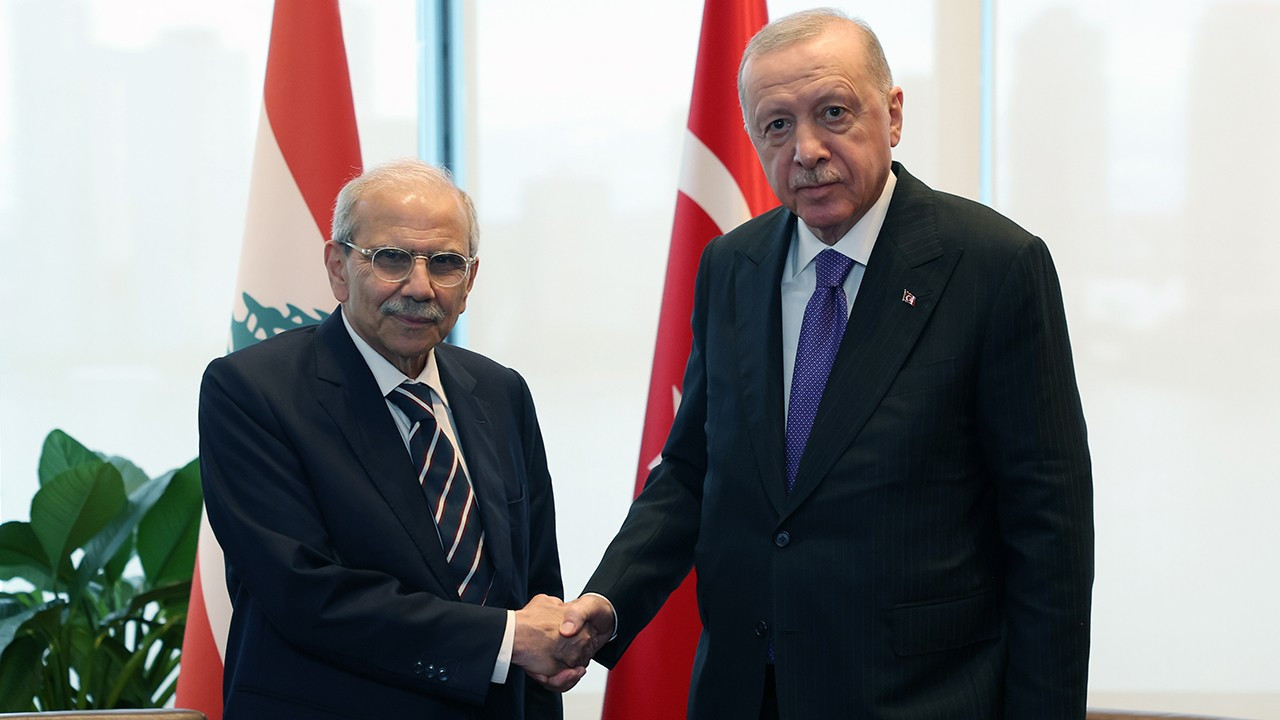 Erdoğan ve Lübnan Başbakanı Selam'dan kritik görüşme