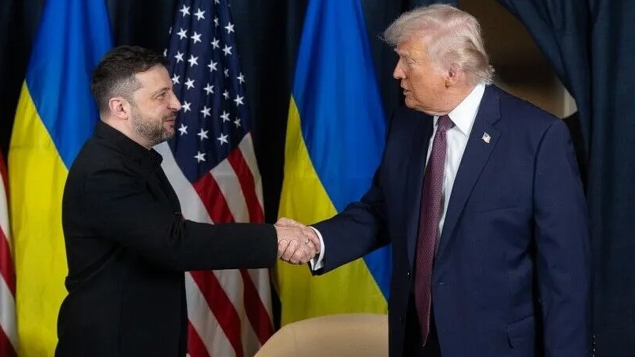 Trump, Ukrayna Devlet Başkanı Zelenskiy ile bir araya geldi