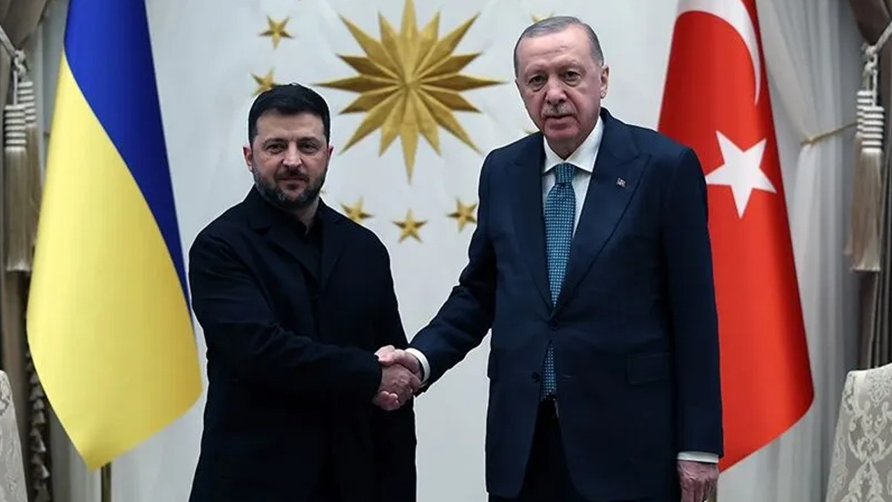 Cumhurbaşkanı Erdoğan, Zelenskiy'i kabul etti