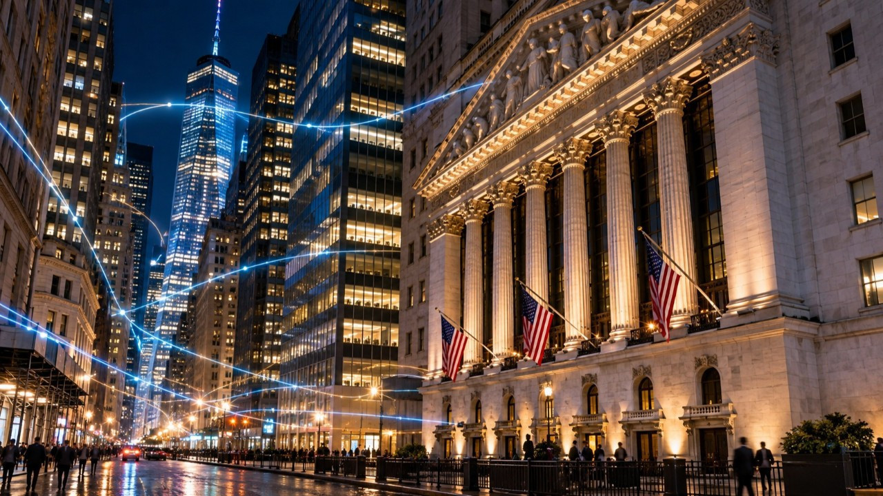Wall Street 7/24'e hazırlanıyor: 60'tan fazla hisse blokzincire taşınıyor