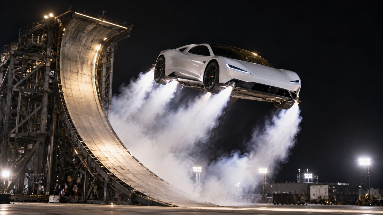 Tesla'nın Uçan Hayali: Roadster'ın Gösteriyle Geleceğe Yolculuğu