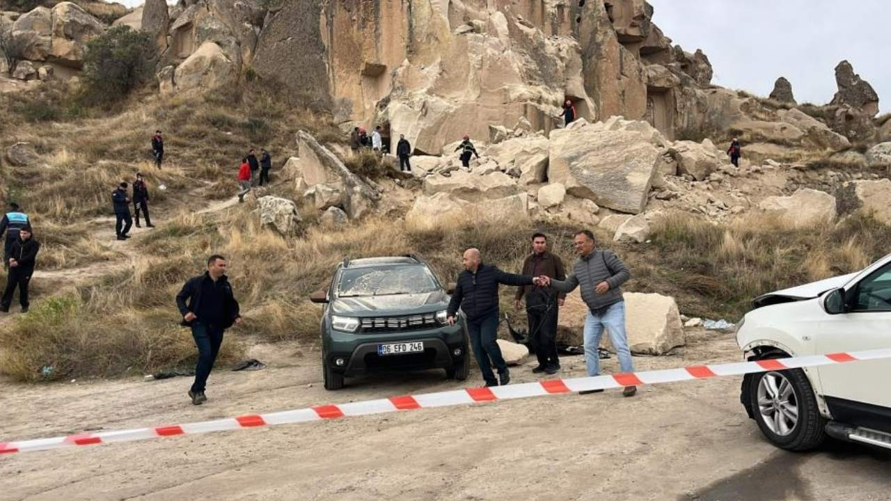 Kapadokya'da Tarihin Yıkımı: Peribacaları'ndan Dökülen Taşlar Can Kaybına Neden Oldu