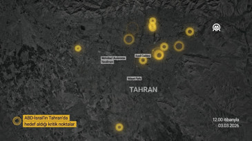 ABD-İsrail'in Tahran'da hedef aldığı kritik noktalar...